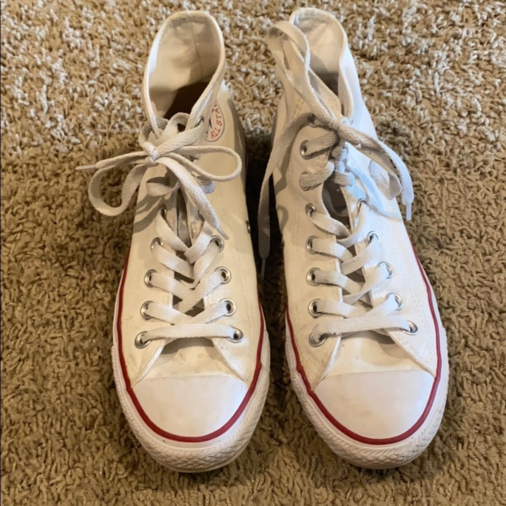 White high top converse